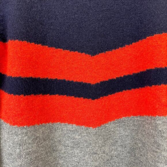 STS Sail to Sable Chevron Stripe long sleeve 100% wool sweater size S - Picture 3 of 9